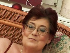 An Older Woman And A Much Younger Man Engaging In Passionate Group Sex, Highlighting Curvaceous Female Figures. Bbw; Granny; Group Sex; Mature; Orgy; 